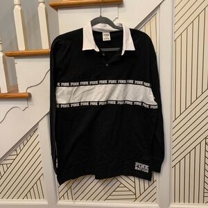 Victoria Secret PINK Black Polo